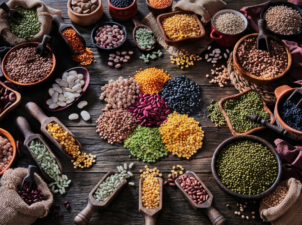 Wide variety of premium pulses and legumes exported worldwide from India