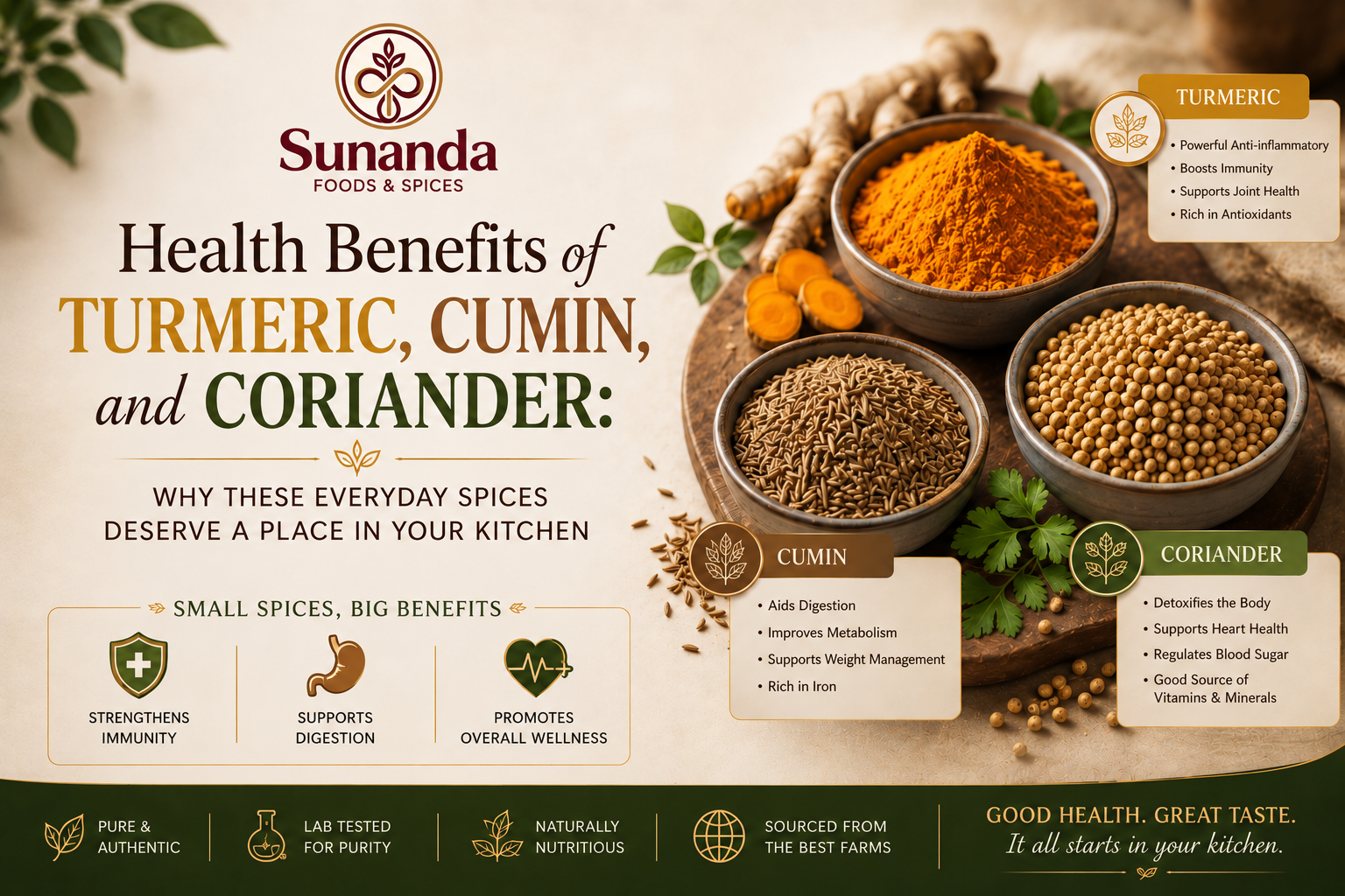 Health benefits of spices